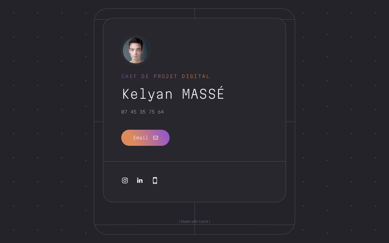 Carrd profile picture for @kelyan